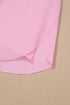Solid Pocketed Crossover High Waist Swim Skort